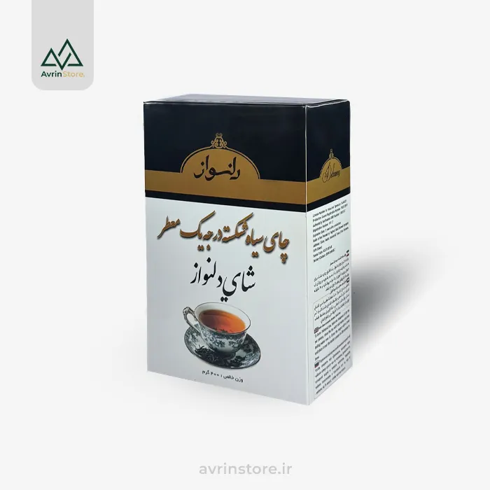 Delnavaz-black-tea-400gr چای سیاه شكسته معطر دلنواز - Image 1
