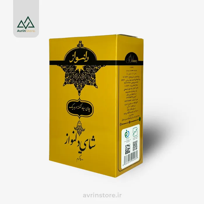 Delnavaz-simple-black-tea-400gr چای سیاه شكسته درجه یك 400 گرمی ساده دلنواز - Image 1