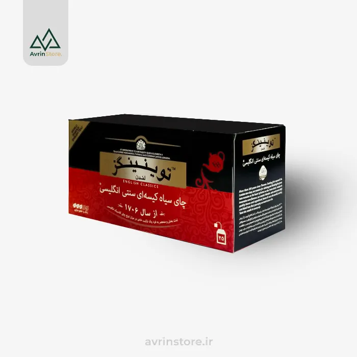 Twinings-english-classic-tea-bag-25pcs چای سیاه كیسه ایی سنتی 25 ع انگلیس - Image 1