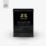 چای دو قوچ فلزی طلایی