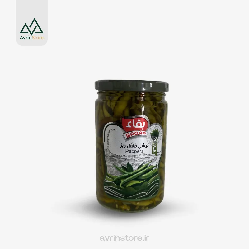 movagat-723 ترشی فلفل ریز 630 گرمی شیشه بقا - تصویر 1
