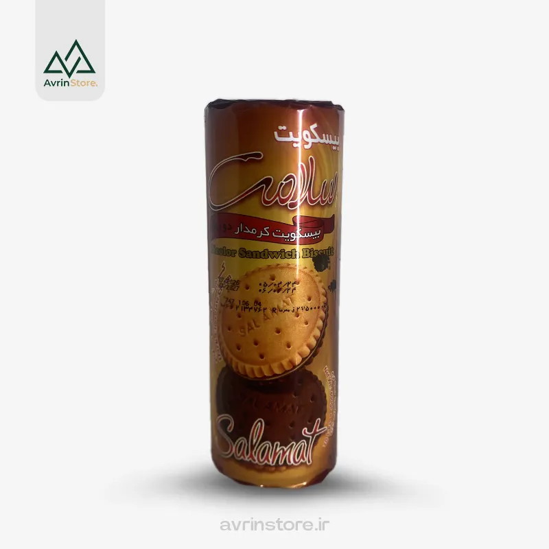 movagat-856 بیسکویت کرمدار دو رنگ شکلاتی تلخ سلامت - تصویر 1